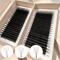 W Bloom Lashes Neelash 3D W Model Premade Fans Cils préfabriqués légers mats faits à la main 6-30mm Naturels Doux