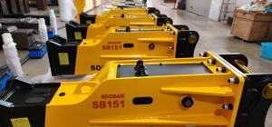 Nuevo para martillo hidráulico Sb 151 tipo caja con motor para excavadoras pesadas 40-55 toneladas trabajos de demolición - Product Image 4