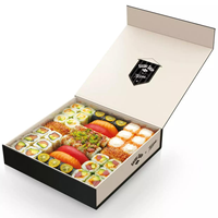 Emballage en papier de qualité supérieure, boîte à Sushi à emporter