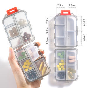 Organisateur de médecine Mini <span class=keywords><strong>pilulier</strong></span> Portable 7 jours à bas prix facile à transporter en plastique tablette boîte matériel <span class=keywords><strong>pilulier</strong></span> - Product Image 2