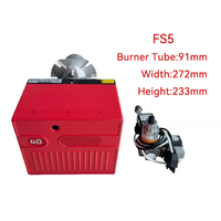 Brûleur de chaudière à gaz FS5 23-58 kW 230 V 50 Hz monobloc monophasé pour système de chauffage de chaudière industrielle légère, brûleur au gaz naturel