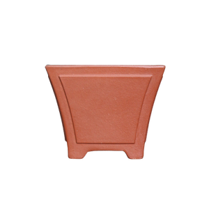 Pot à bonsaï carré en argile violette, petite taille, style classique, pot de fleurs de bureau - Product Image 5