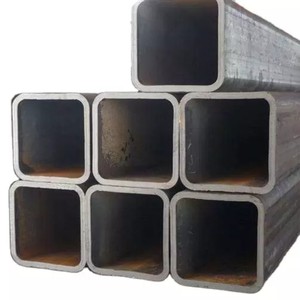 Tubería de Acero al Carbono Cuadrada Soldada por Resistencia (ERW) Laminada en Caliente, Tubos Metálicos Q345 JIS/KS 180x180mm 6M 12M, <span class=keywords><strong>Hierro</strong></span> Estructural Cuadrado Hueco - Product Image 2