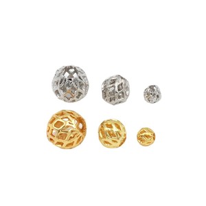 Gold Plated Openwork <b>Spacer</b> Beads Copper Jewelry Findings For DIY Handmade Accessories D80 - Product Image 5