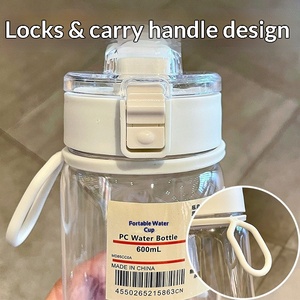 Vaso de Agua <span class=keywords><strong>para</strong></span> PC de Alta Calidad con Tapa Emergente de un Clic, Diseño Estilo Muji <span class=keywords><strong>para</strong></span> Hombres, Mujeres y Estudiantes, Portátil <span class=keywords><strong>para</strong></span> Uso en Exteriores, Infusor de Té - Product Image 4
