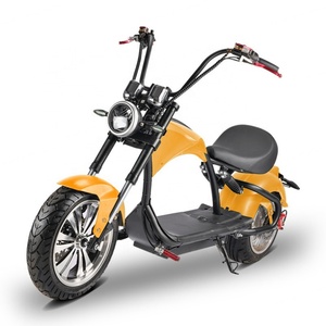 Venta Directa de Fábrica de Scooter Eléctrico de Alta Potencia de 2000W con Batería de Litio de 60V, Rueda Delantera de 12 Pulgadas y Trasera de 17 Pulgadas, Citycoco - Product Image 4