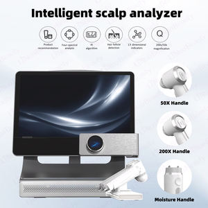 Verimli Taşınabilir 360 °   Ekranı Çevirin Yapay Zeka Saç Analizörü Çeşitli Saç Derisi Sorunlarını Hızla Anlar Saç Bakım Cihazı - Product Image 5