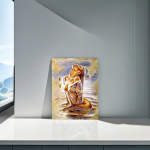 لوحة نسائية عصرية مثيرة للديكور المنزلي 40*50 ذاتية الصنع لوحة ماسية كاملة دائرية 5D أكريليك عارية لتزيين الجدران - Product Image 3