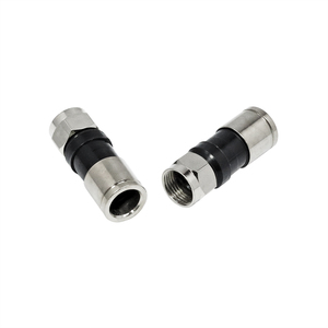 Mannelijke TV satelliet RF CATV adapter met messing BNC <span class=keywords><strong>connector</strong></span> <span class=keywords><strong>RG11</strong></span> RG58 RG59 RG6 compressie coaxiale kabel voor TV - Product Image 5