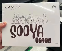 Figurines d'anime Sooya Studio Beans Sooya & M Stand Studio Mini Sooya Beans en boîtes mystères pour la décoration de bureau - Vente en gros authentique