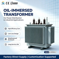 Transformador de Potencia Trifásico Hongda Electric de 630 kVA, Tipo Auto, Lleno de Aceite, Núcleo Toroidal de Aluminio, 6 kV/10 kV/35 kV 220 V
