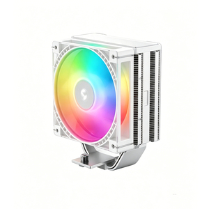 พัดลมระบายความร้อนซีพียู DeepCool AG400 ARGB WH สีขาว รองรับ TDP 220W สำหรับ LGA1700 1200 และ AM5 AM4 พร้อมพัดลม PWM ขนาด 120 มม. รุ่นอัปเกรดสำหรับเจเนอเรชั่นถัดไป - Product Image 4