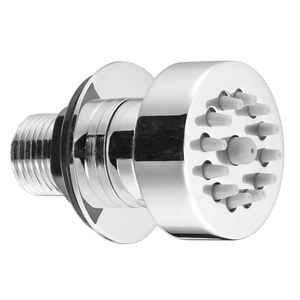 Bandeau de bain rond articulé en laiton chromé jet d'eau - Product Image 2