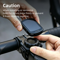 Soporte para Ciclocomputador CYCLAMI S14, Soporte para GPS de Ciclismo, Rotación de 360 Grados, Liberación Rápida, Soporte para Manillar de Bicicleta de Carretera y MTB