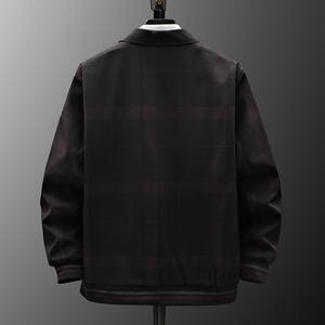 Nouvelle collection automne : Vêtements décontractés pour hommes d'âge mûr, style ville, col à revers, coupe ample, confortables, respirants, tendance et polyvalents - Product Image 2