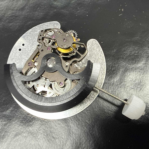 Mouvement de montre automatique à squelette mécanique W9201 avec tourbillon, conception originale indépendante, mouvement de montre modifié sur mesure par le fabricant - Product Image 2