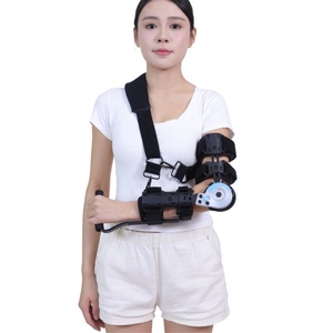 Soporte de codo postoperatorio ROM con eslinga para el brazo, talla única, nailon grueso negro, certificado ISO13485/CE, protección profesional y fijación. - Product Image 2