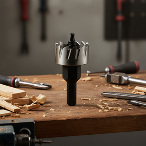Scie cloche HSS Ttake 38 mm fabriquée en Italie pour le perçage du bois et du métal - Product Image 3