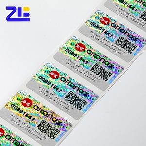 Tùy Chỉnh Holographic Nối Tiếp Số Sticker Với Mã <span class=keywords><strong>QR</strong></span> Scratch Off Dán Ảnh Ba Chiều - Product Image 3