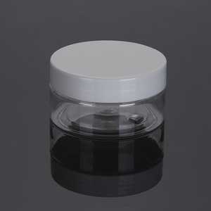 Botella de plástico transparente de boca ancha de 80 ml con tapa de rosca cilíndrica para uso en papelería y manualidades - Product Image 2