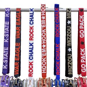 Correa de Bolso con Cuentas para el Día del Partido, Diseño ROLL TIDE, para Bolsos de Mujer, Material de Níquel 100% de Alta Calidad, Grabado en Relieve por HUSSAIN CRAFTS - Product Image 1