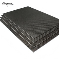 Panel de Fibra de Carbono 3K de Tejido Plano - Acabado Liso y Brillante, 400x500mm, Multigrosor 0.5-3.0mm, Panel Compuesto Industrial