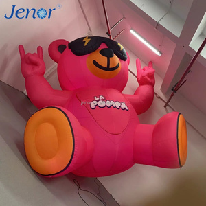 Beruang Kartun Tiup yang Lucu Digunakan untuk Dekorasi Panggung dan Iklan Promosi di <span class=keywords><strong>Acara</strong></span> Pesta Pertunangan di Taman. - Product Image 4