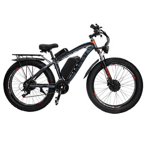 Vélo de montagne GUNAI GN88 à double moteur 2x1000W, batterie 48V 22Ah, autonomie de 130 km, vitesse maximale de 55 km/h, pneus épais de 26x4,0 pouces à l'arrière - Product Image 4