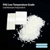 Résine de nylon PA6 super résistante, résistance aux basses températures -30°C ° Granulés de polyamide 6 modifiés pour les attaches et fixations de câbles