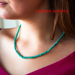 Turquoise Jewelry Fashion Statement <strong>Necklace</strong> Natural Stone Jewelry Trendy Design Wholesale Elegant Design for Party Wedding - Product Image 1