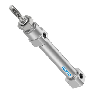 กระบอกลมนิวแมติกแบบสั้นทรงกลม FESTO รุ่น DSNU-S น้ำหนักเบา ปรับแรงกระแทกได้เอง รุ่น DSNU-S-8-10-P-A-MQ - Product Image 2