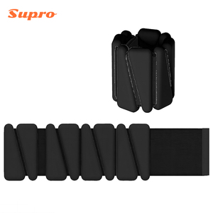 Supro ajustable acero silicona tobillo muñeca pesos manguito Material de hierro ejercicio deportes Fitness pulsera usable - Product Image 3
