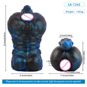 Nouvelle Coupe de Masturbation Masculine à Double Canal en Silicone Réaliste, Jouet Sexuel pour Hommes, Vagin et Fesses Réalistes - Product Image 6