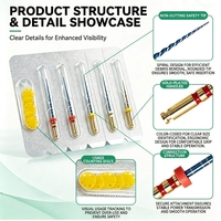Perceuses de portes dentaires, alésoir de peeso instrument endodontique bd pleurx avec certification CE