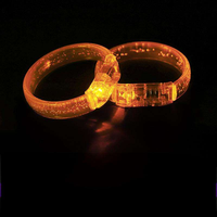 Bracelet LED Lumineux Personnalisable avec Logo, 3 Modes d'Éclairage, 7 Couleurs, Remises sur Commandes en Gros pour Fournisseurs de Fêtes d'Enfants