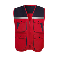 Gilet d'été respirant personnalisé, publicitaire, réfléchissant, pour le travail bénévole, les réunions et événements nocturnes en extérieur, avec logo imprimé