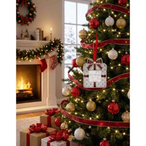 Marco de Fotos Colgante Beltrami 2x2 Plateado, Adorno Navideño - Product Image 2