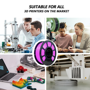 Filament PLA+ 1,75 mm, changement de couleur selon la température, violet à rose, 1000 g, technologie de formage FDM, filament d'impression 3D - Product Image 2