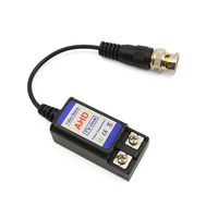 8MP Coaxial UTP Mâle Sexe bnc 75 ohms à 100 ohm Vis interface bnlun HD analogique 1ch balun vidéo passif pour accessoires de vidéosurveillance
