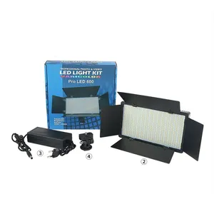 Uniforme de caméra U600 U800 et lumière vidéo lumineuse pour filmer des selfies en direct avec une gamme de luminosité complète haute définition de 0% à 100% - Product Image 1
