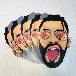 Pegatinas Termoadhesivas Personalizadas de Dibujos Animados de Niñas y Flores en Acuarela, Duraderas, para Prendas de Vestir, Lavables, de Tela PET, a la Moda - Product Image 3