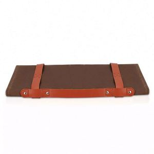 Sacoche de Voyage Portable en Cuir Vintage pour Couteaux de Cuisine, en Toile Cirée, Certifiée BSCI - Product Image 3