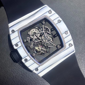 El Último Reloj Mecánico Automático de Alta Gama, <span class=keywords><strong>Serie</strong></span> Track, Material de Fibra de Carbono 061, Color Blanco, Más Vendido - Product Image 3