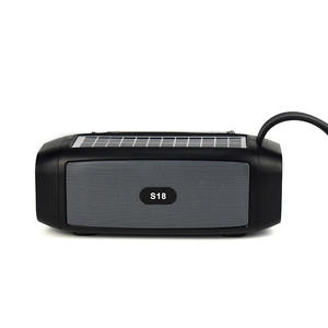 Mini haut-parleur S 18, fabrication, vente chaude, conçu pour la musique, haut-parleur avec lampe torche, panneau solaire - Product Image 4