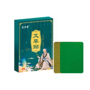 Parches de Moxibustión de Hierbas No Tejidas Ai Xingtang Ai Cao para Alivio del Dolor de Rodilla, Lumbar y Cervical - Versión Caja Verde al por Mayor - Product Image 3