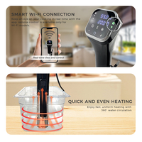 1200W Smart Sous Vide Portable Sous Vide Appareils Universels Professionnels Mini Cuiseur À Ragoût En Céramique Mijoteuse Électrique