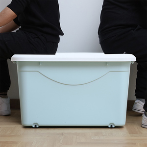 <span class=keywords><strong>Caja</strong></span> <span class=keywords><strong>de</strong></span> almacenamiento <span class=keywords><strong>de</strong></span> plástico PP con cerradura grande Citylife, forma rectangular multiusos para juguetes y ropa engrosada con cerradura - Product Image 6