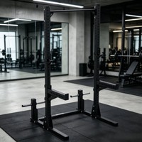 Mini-rack de musculation personnalisable en acier inoxydable – Cadre d'entraînement multifonctionnel pour triceps et entraînement de force du corps entier