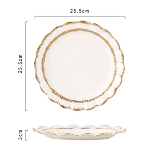 Nouvelle plaque en céramique nordique pour décoration de Table de mariage, pour <span class=keywords><strong>location</strong></span> de cosmétiques, maquillage, bijoux et toilette, <span class=keywords><strong>plateau</strong></span> décoratif - Product Image 6