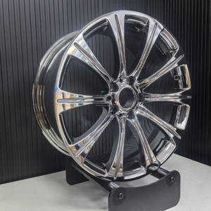 Rines Cromados Estilo 166m para Autos de Pasajeros, 19x8.5 19x9.5, Ruedas Forjadas para BMW Serie 5 y 6, M5, M6, 550i, 650i, E61, <span class=keywords><strong>E60</strong></span>, E63, E64 - Product Image 2